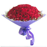 LUCKY 99 ROSES BOUQUET RED