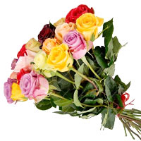 Color: mixed<br>The simplicity of this rose bouquet was our idea, the best pure ...