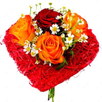 Color: orange - red<br>A little romance, a little flirting, and eternal love, fo...
