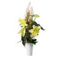 An elegant bouquet of white lilies and elegant rose to high Grer....
