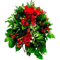 Color: red<br>Tell a loved one with this beautiful red flowers greeting congratu...