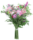 Enjoy this beautiful arrangement with roses, gerberas, liatris and much more. Th...