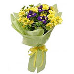 Give someone a surprise with this charming bouquet. It is composed of various ty...