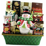 Frosty Chocolate Hamper with Snowman