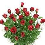 Two Dozen Red Roses Bouquet To  Canada