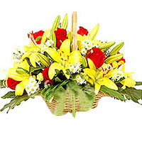 Luxurious Everlasting Love Floral Basket
