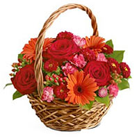 Magnificent Colorful Floral Basket