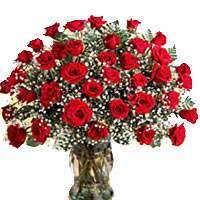 Magical Pure passion Bouquet of 33 Red Roses