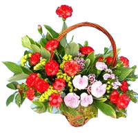 Delicate Pleasure Flower Basket