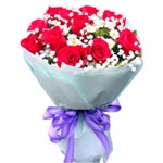 Artistic Expression Red Roses Bouquet