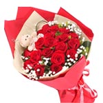 Fondest Affections 19 Red Roses Bouquet