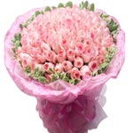 Captivating Sweet Emotions Diana Pink Rose Bouquet