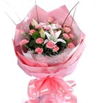 Beautiful Bouquet of Pink Roses