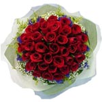 Exotic Forever Red Roses Bouquet