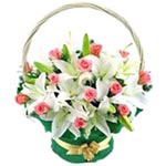 Nostalgic Memories with Mixed Flowers Basket