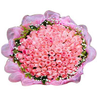 Lovely Endless Romance Pink Flower Bouquet<br/><br/><br/>