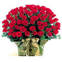 Classic Creation 66 Red Roses Arrangement<br/><br/>