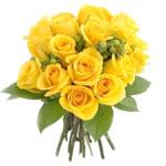 Eye-catching Ornamentation of Holy night with Yellow Roses