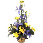 Display of colorful flowers in a beautiful arrangement. It is the perfect way to...