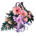 Surprise someone with this special richly decorated bouquet of gerberas made exc...