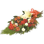 Flat bouquet in red(Perfect combination)...