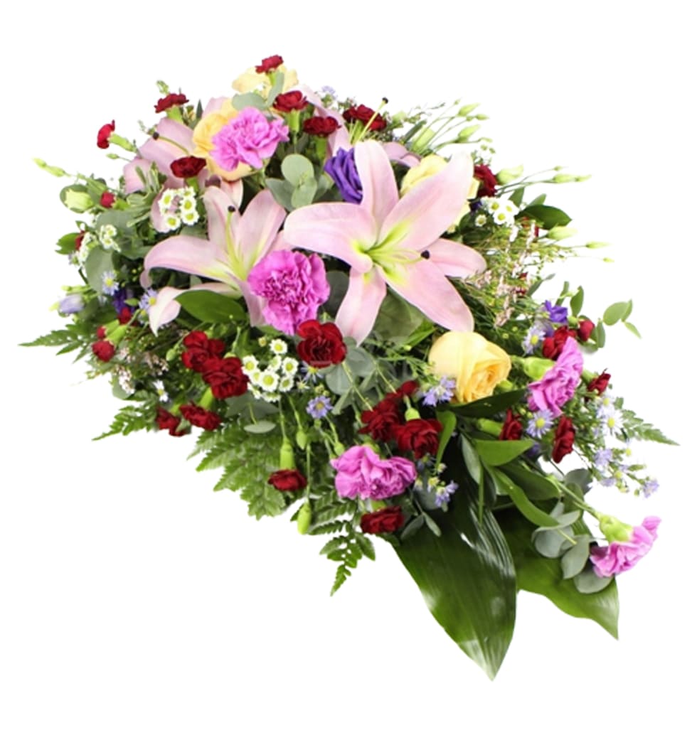 Condolences Bouquet Of Mixed Flowers