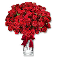 How do I love thee  100 red roses. ...