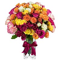 Feel the spring vivid colors flowing into your soul with this vital bouquet that...