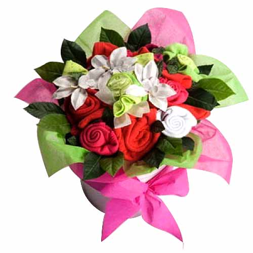 Fresh Assorted Flowers Bouquet.<br>- Red & Pink Mi...