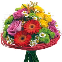 Fabulous colors of our flowers!<br>Bouquet of different flowers in fabulous colo...