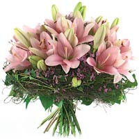 You choose colors we deliver beautiful bouquet!<br>Sending lilies is a sweet and...