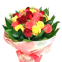 Offers this gorgeous bouquet of 15 mix roses important woman in your life....