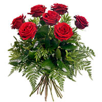 a bouquet of 7 red roses a loved one in your life and your gesture will surely b...