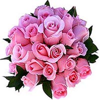 bouquet of 23 pink roses fresh, delicate, feminine. Simply wonderful. Flowers al...
