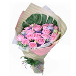 Elegant Bouquet of Pink Roses