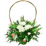 White symbolize purity, cleanliness and grandeur. This natural wonder basket of ...