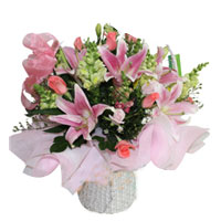 Beautiful Soft Pink Flower Arrangement