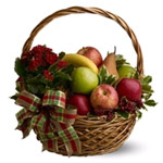 Fresh Seasonal fruits in a Basket