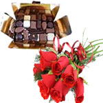 Red Roses n Chocolates Box