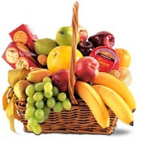 Fruit Basket and Cookies 