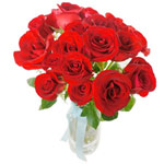 Romantic 18 Red Roses Bouquet