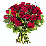 Magnificent 24 Long Stemmed Red Roses with Your Deep Feelings