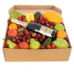 DELUXE FRUIT HAMPER WITH CHANDON LARGE