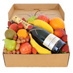 Classic Fruit Hamper With Moet