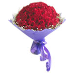 LUCKY 99 ROSES BOUQUET RED