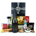 Gift includes: Sparkling Australian wine 750ml, Ca...