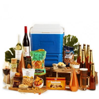 Vibrant Wine n Gourmet Essentials Gift Hamper<br>