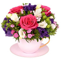 Cheerful Blooming Love Mixed Flowers Bunch