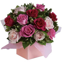 Petite Mixed Roses Selection in a Box