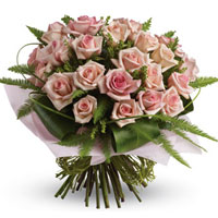 Exquisite Embracing Love Whisper Pink Roses Bouquet